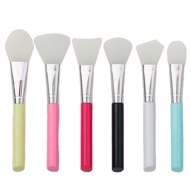 Weizhuang Custom Silicone White Face Cosmetic Brush Mask Applicator Makeup Brush For Mini Facial Mask Brush