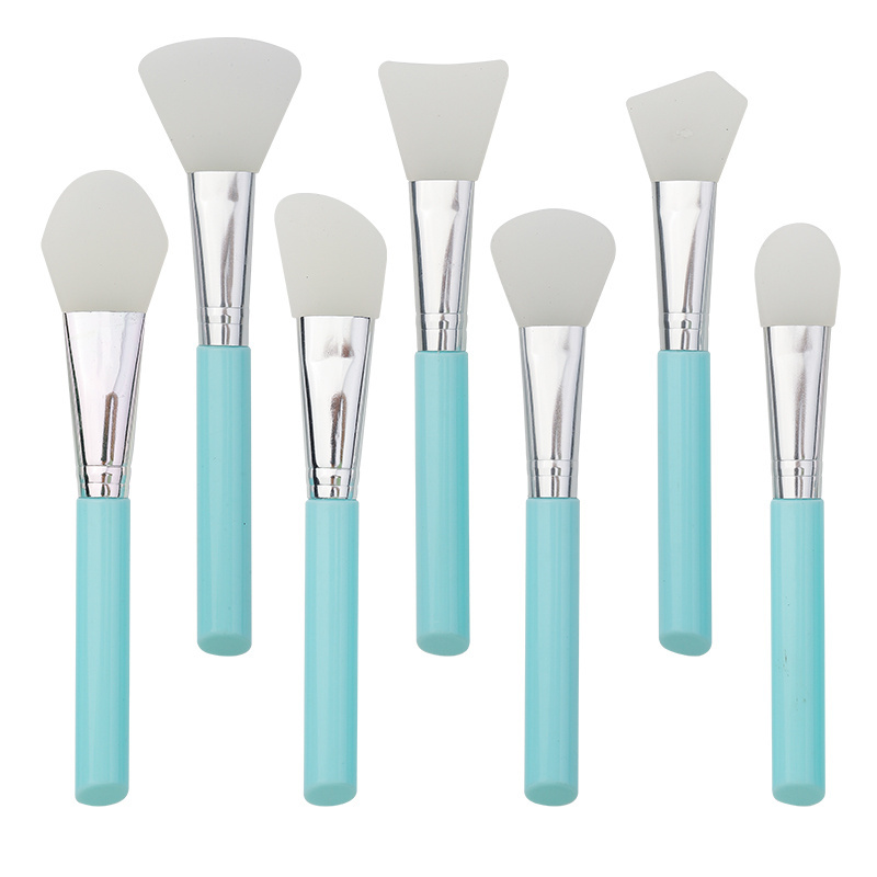 Weizhuang Custom Silicone White Face Cosmetic Brush Mask Applicator Makeup Brush For Mini Facial Mask Brush