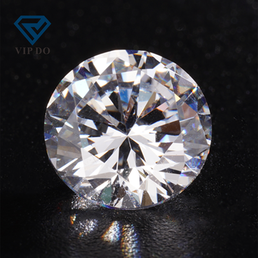 Wholesale round brilliant cut really D-VVS quality moissanite diamond GRA Certificate 8H&8A cut white moissanite loose diamond