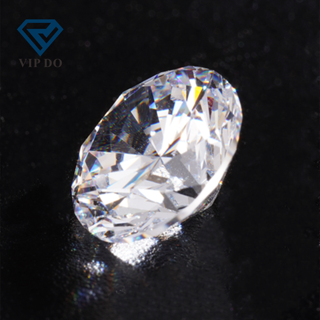 Wholesale round brilliant cut really D-VVS quality moissanite diamond GRA Certificate 8H&8A cut white moissanite loose diamond