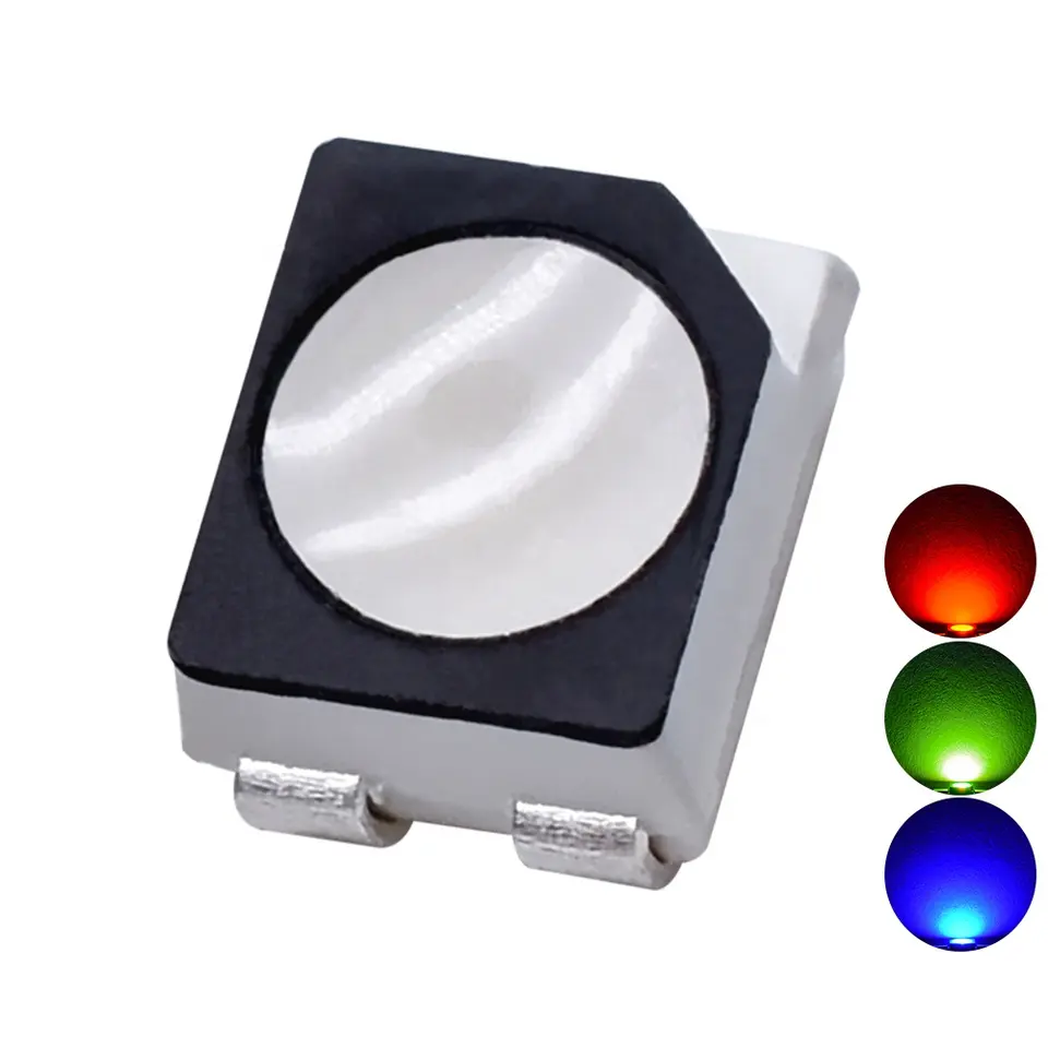 LED manufacturer 3528 plcc-4 rgb Dual colors red and green Infrared 850nm and green Bicolor smd RGB 4 Pins  smd led