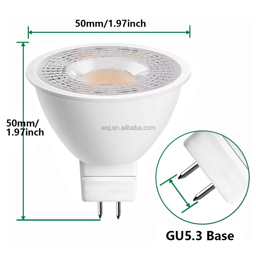 Energy Saving MR16 LED Light 3W 5W 7W MR16 Led Spotlight 2700-6500K SMD/COB MR16 Led Bulb