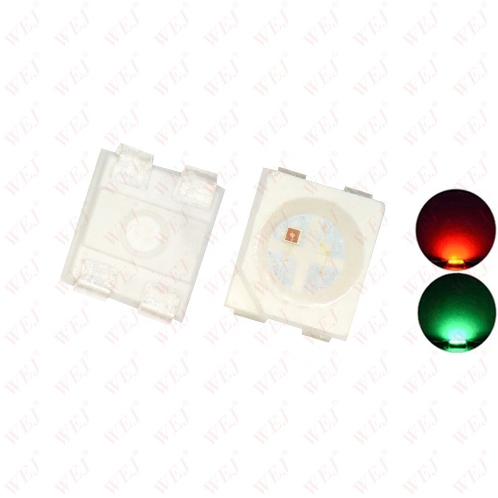 LED manufacturer 3528 plcc-4 rgb Dual colors red and green Infrared 850nm and green Bicolor smd RGB 4 Pins  smd led