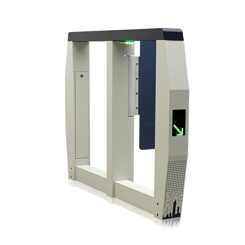 High Security Face Recognition Servo Swing Turnstile Barrier Automatic Glass Turnstile