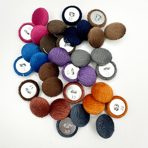 Wejoy kinds of color choices sofa fabric button cover for furniture decoration