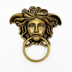 Wejoy Good Quality factory bronzed Medusa Knockers Handle furniture hardware knobs handles with pull ring