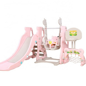 Children new style indoor playground baby hot sell multifunctional toys kids slide swing indoor