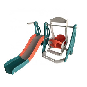 Baby Slide Indoor Plastic Slide and Swing for Kids Playground