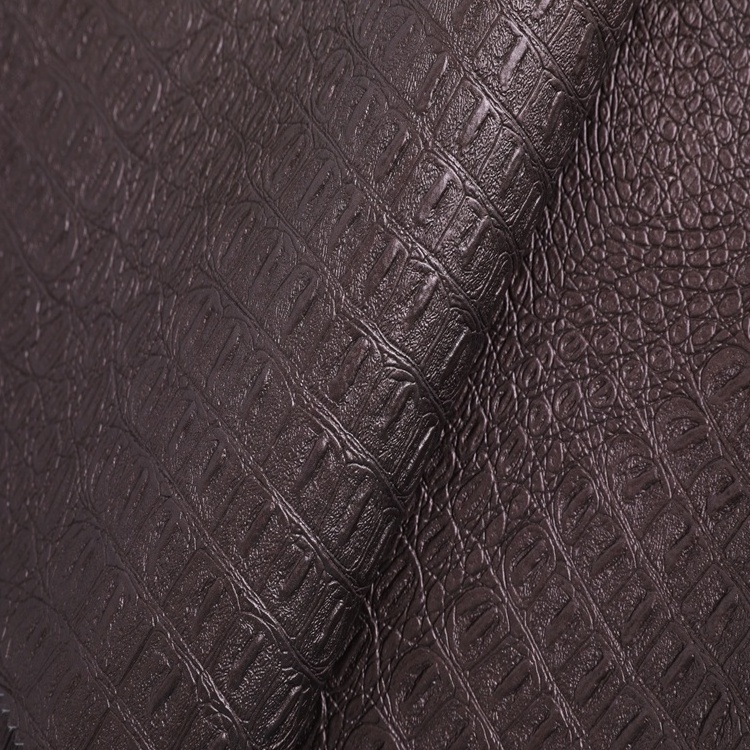 Hot sell cheap embossed alligator skin crocodile leather for sofa