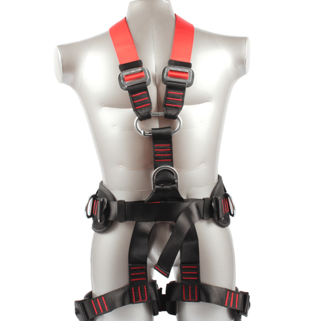 WEJUMP CE Certified Full Body Safety Harness For Working At Height Construction Working On Tower Safety Harness Hook With Swivel