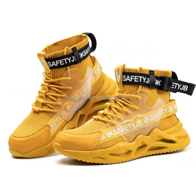 Wejump hot sales Steel Toe Safety Shoes Slip Resistance & Puncture Resistance safety shoes safety boots