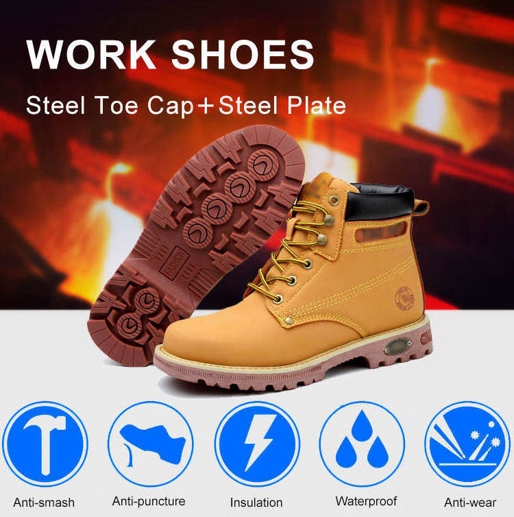 Wejump custom LOGO Insulated Safety Long Shoes For Men  Warm And Comfortable Work Boots For Cold Environments