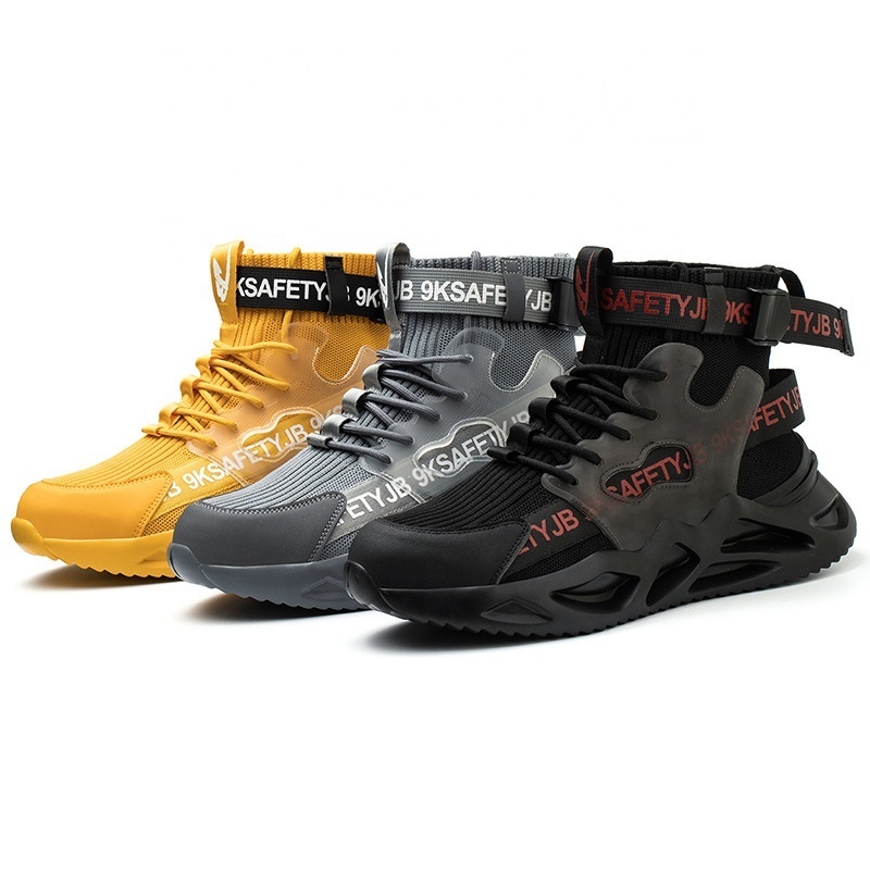 WEJUMP Safety Work Shoes Indestructible Sneakers Puncture Proof Slip Resistant Construction Safety shoes