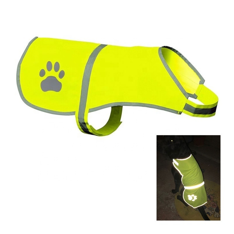 Wejump High Visibility Reflective Clothing Waterproof Safety Reflective Dog Vest Pet Dog Safety Vest