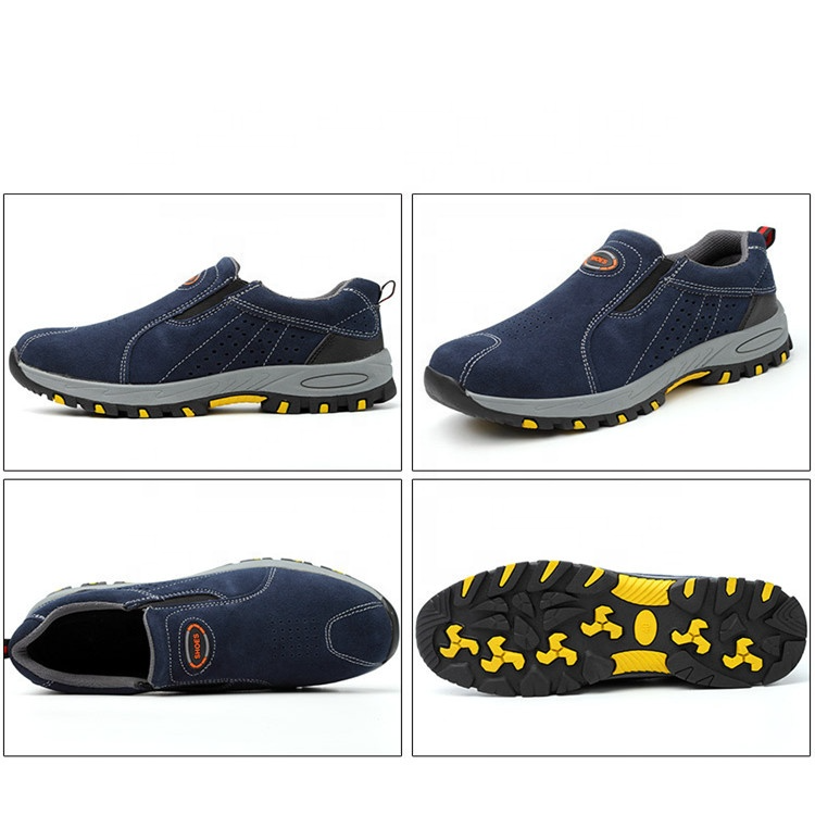 WEJUMP classic design Work Sneakers Steel Toe Shoes Men Puncture-Proof Steel toe Welding shoes Safety Shoes