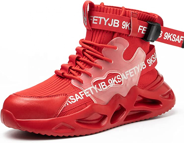 Wejump Latest Breathable Lightweight Sneakers Anti Puncture Steel Toe Functional Safety Shoes