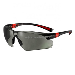 Wejump OEM Protective Eyewear transparent Work Safety Glasses with Ansi Z87 CE EN166F safety eyewear safety goggles