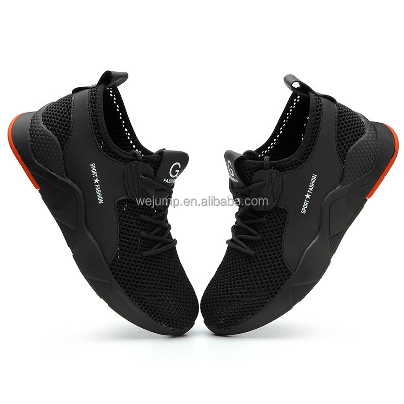 Wejump ASORT Safety Shoes Men Lightweight Steel Toe Shoes Women Work Trainer Ladies Breathable Sneakers Industrial Footwear