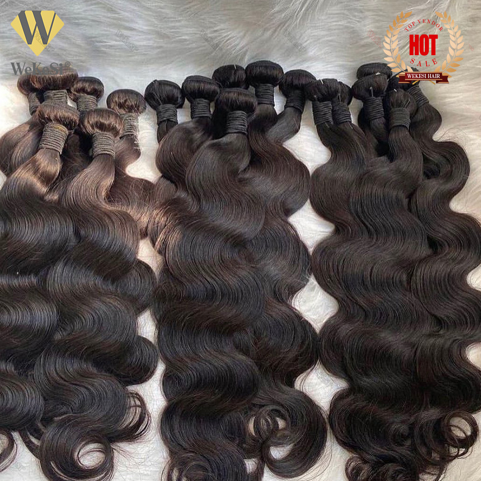 WKS Cambodian Hair Unprocessed Cheveux Raw Indian Hair Cuticle Aligned Raw Vietnamese Original Human Hair Weave Bundles Yaki