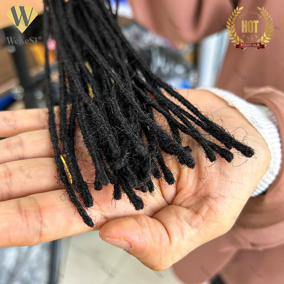 0.2-1.5CM Human Hair Dreadlock Extensions , Dreadlock Human Hair Bundle , Afro Kinky Curly Hair Crochet Dreadlocks