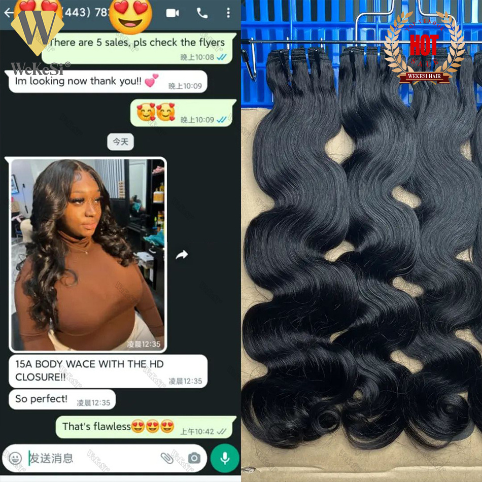 WKS Cambodian Hair Unprocessed Cheveux Raw Indian Hair Cuticle Aligned Raw Vietnamese Original Human Hair Weave Bundles Yaki