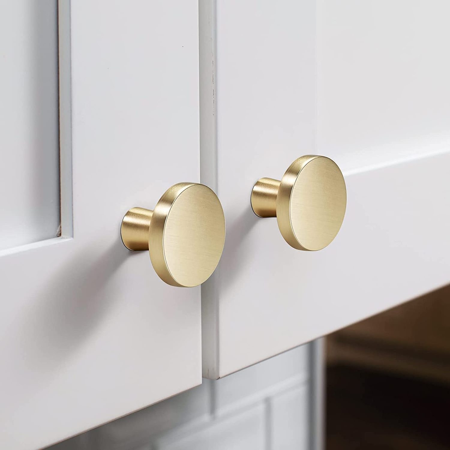 Brushed Brass Cabinet Hardware for Kitchen Cupboard Closet Bathroom Dresser Drawer Modern  Zinc Alloy Cabinet Hardware