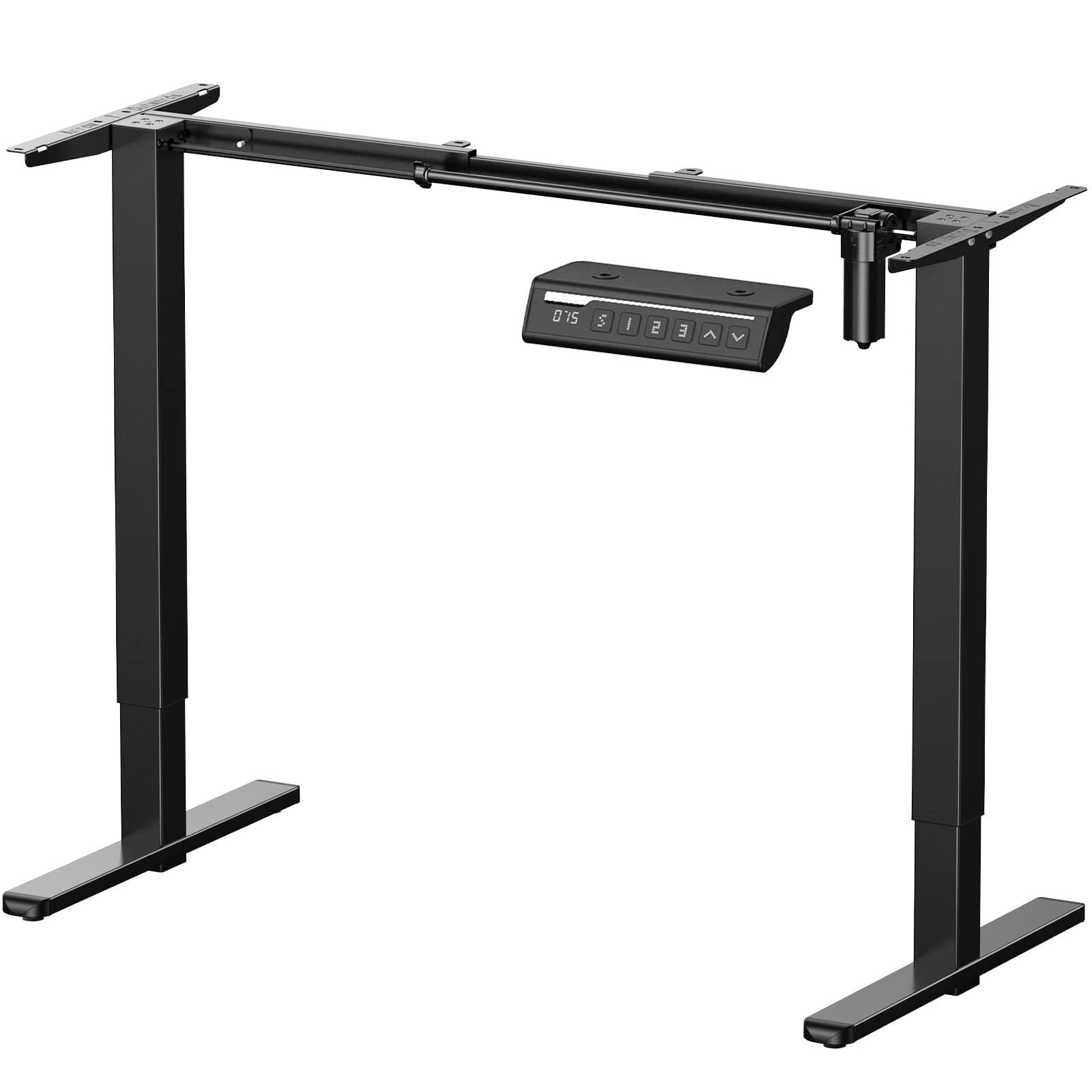 Wekis Wholesale Ergonomic Home Office Two Segments Electric Height Adjustable Standing Lift Desk Sit to Stand Desk Frame