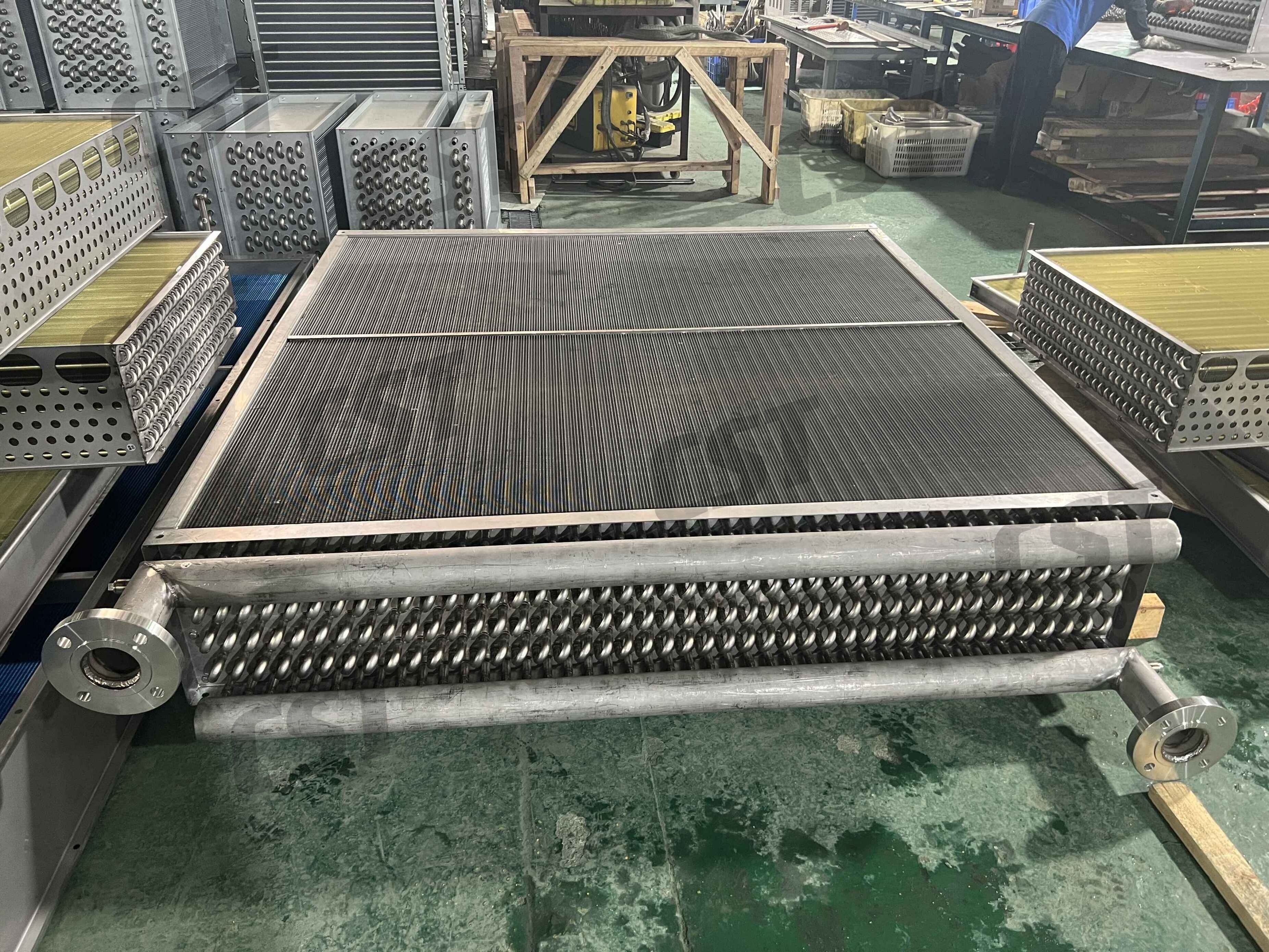 Stainless steel finned tube coil Industrial Steam Heat Exchanger for Dryer