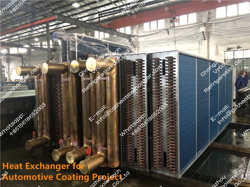 Heavy Duty Industrial Water Steam Condenser Steam Heating Coils Heat Exchanger