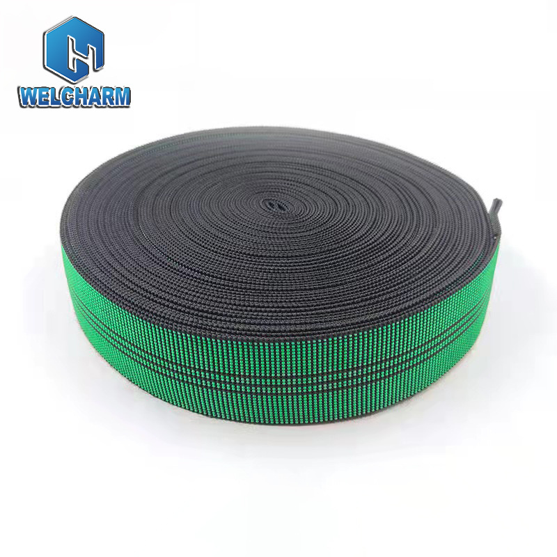 elastic webbing sofa wholesale high quality green rubber elastic bands belt