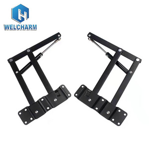 Sofa Accessories Desk Office Lifting Table Mechanism Frame Spring Hinge Lift Stand Bracket Folding Mechanism