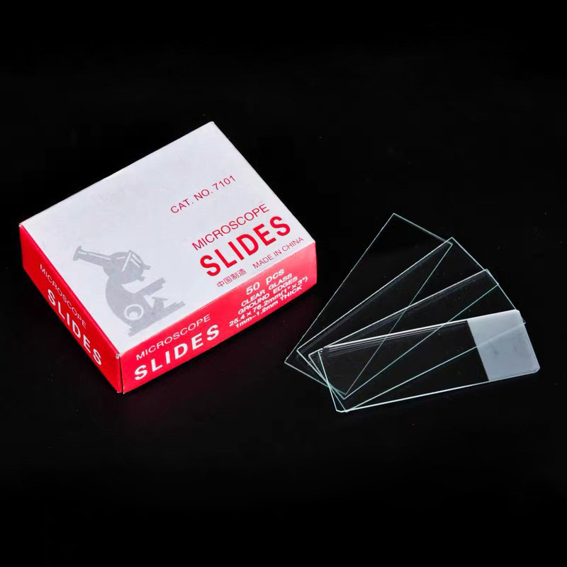 Laboratory glassware prepared frosted adhesive microscope slides microscope glass slide 7101 7102