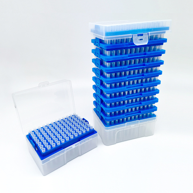 10ul 200ul 1000ul pipettes laboratory transparent refill tower pipette tips