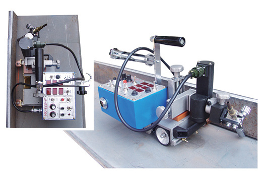 HK-8SS-W magnetic fillet vertical seam welding weld tractor carriage with oscillator