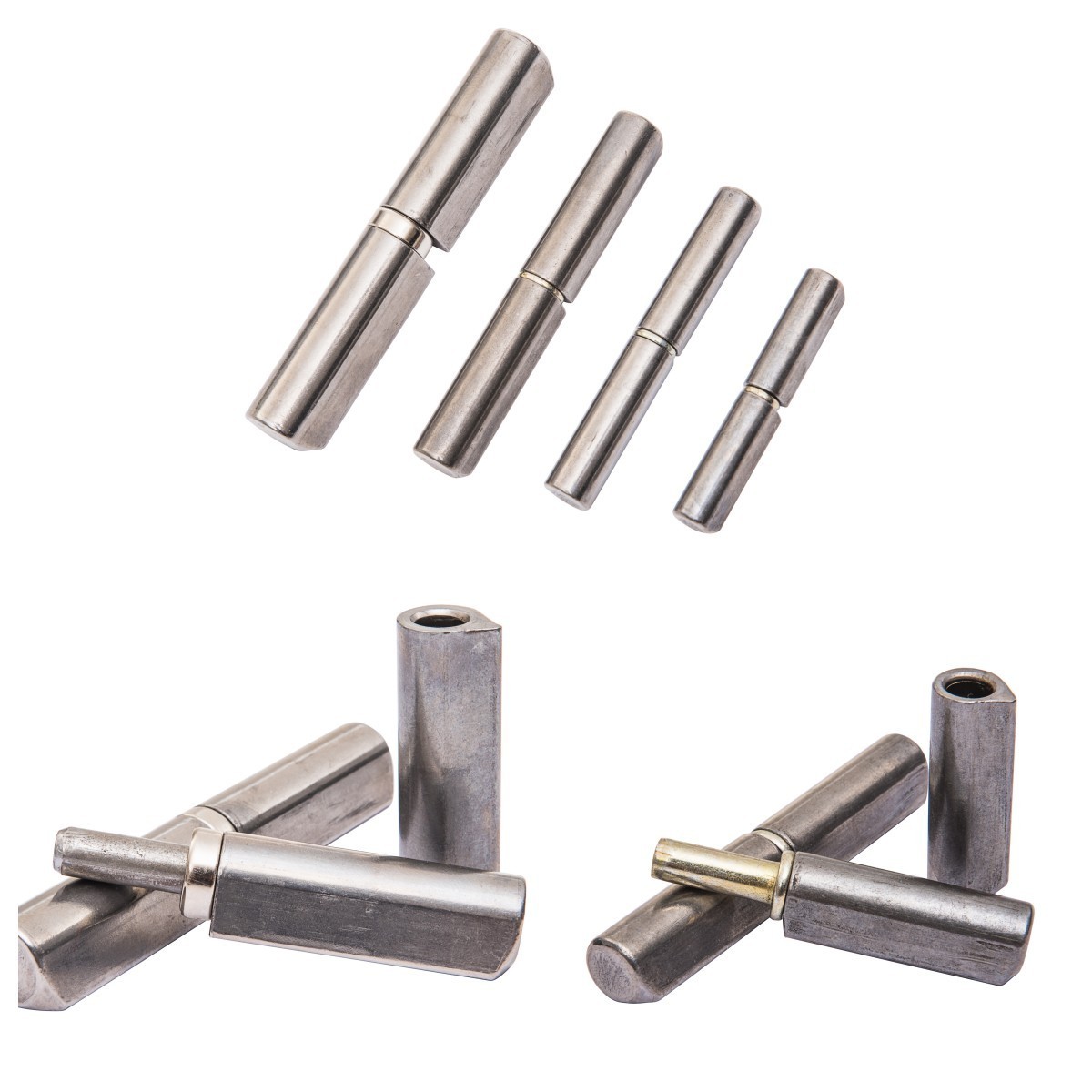 YPX D20 Weld On Bullet Hinges, Carbon Steel Weldable Barrel Hinges For Steel Door