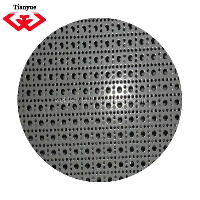 Low carbon steel 2.0mm hole/2.8mm pitch perforated metal sheets