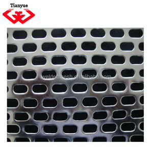 Low carbon steel 2.0mm hole/2.8mm pitch perforated metal sheets