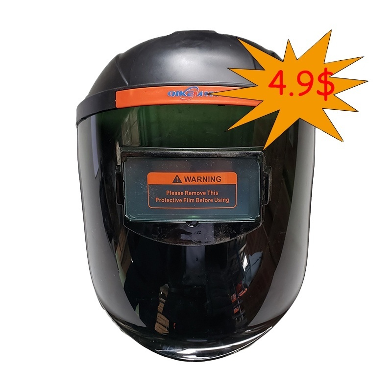 WelderNeed Welderneed on Sale with Solar Cells and Lithium Battery iron man head mounted auto darkening welding helmet