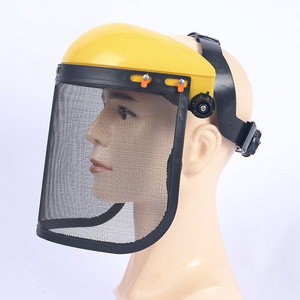 Face Shields Support Frame Replaceable Reusable Brow Guard welding Industrial Clear Plastic Visor Face Shield Transparent