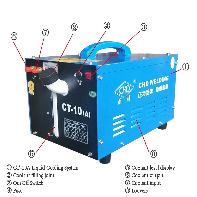 Hot sale low price welding water cooling tank 10L Water cooler for welding machine