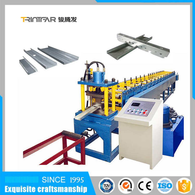 High Speed Light Steel Keel C Z U Profile Frame Stud and Track Cold Roll Forming Machine for Drywall