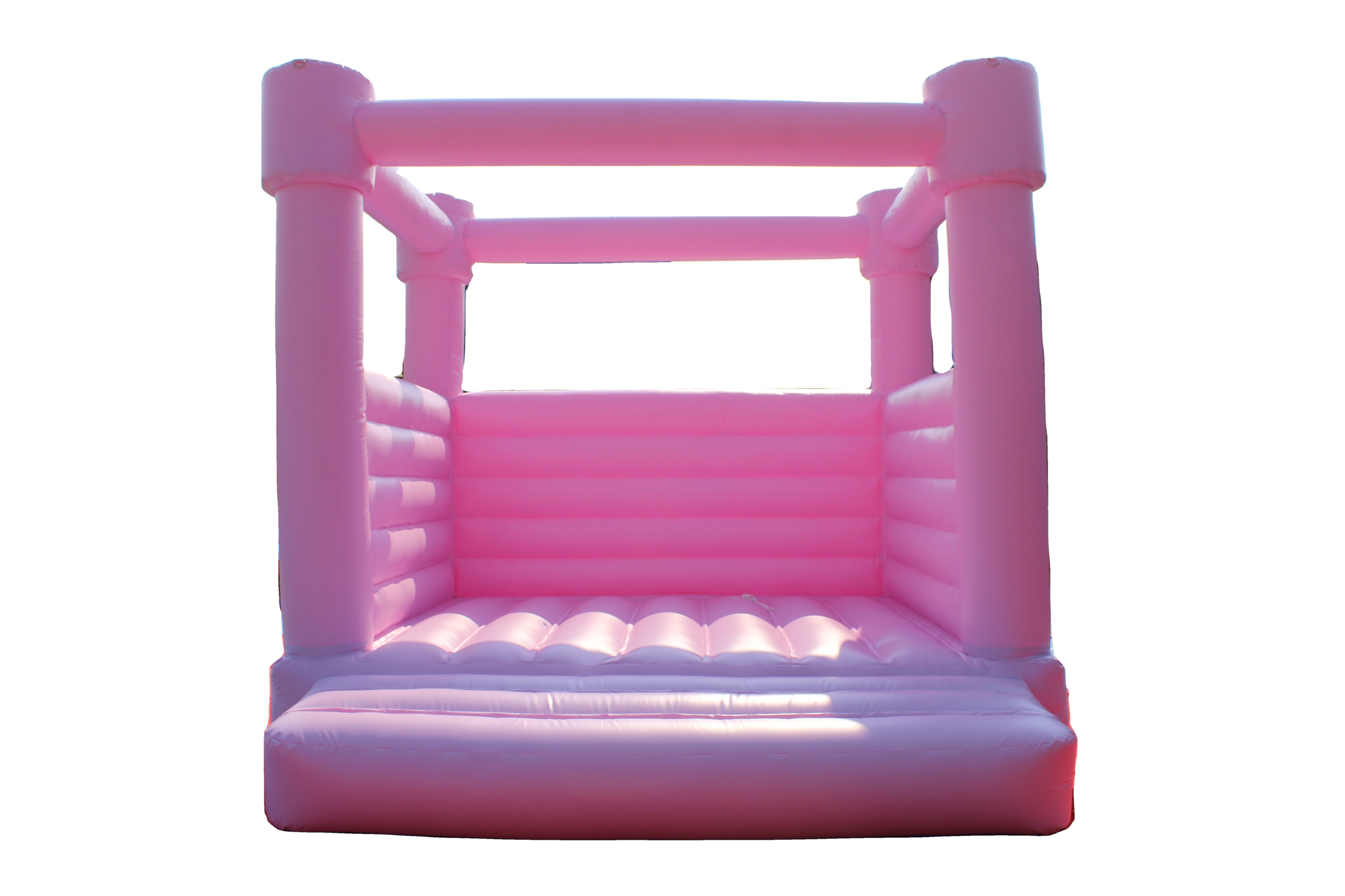 Hot 0.55 commercial pink bouncy castle party rental outdoor indoor with slide ball pit bouncy castle inflatable