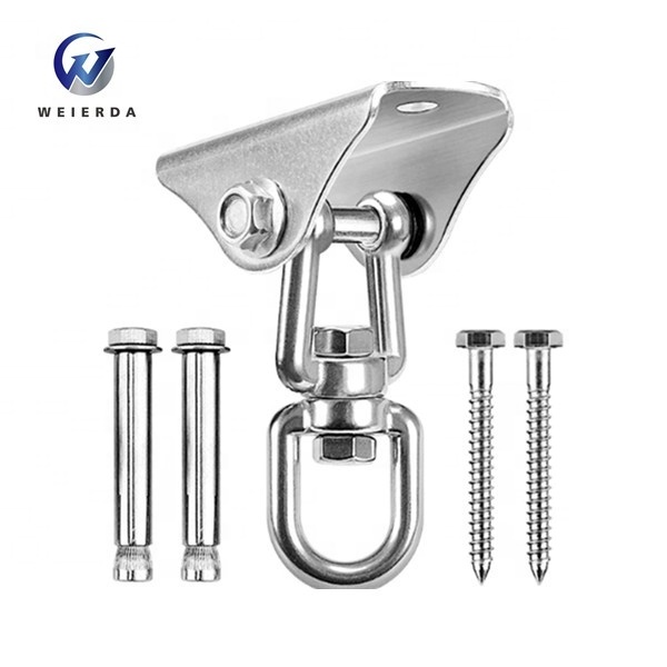 Heavy Duty Stainless Steel Hanging Kit Swing Hangers and Hammock Spring and Swing Swivel Spinner Swivel Hook