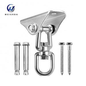 Heavy Duty Stainless Steel Hanging Kit Swing Hangers and Hammock Spring and Swing Swivel Spinner Swivel Hook