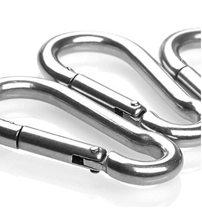 Traveling Large Carabiner Clip Spring Snap Carabiner Hook 304 Stainless Steel Snap Hook Fit for Gym