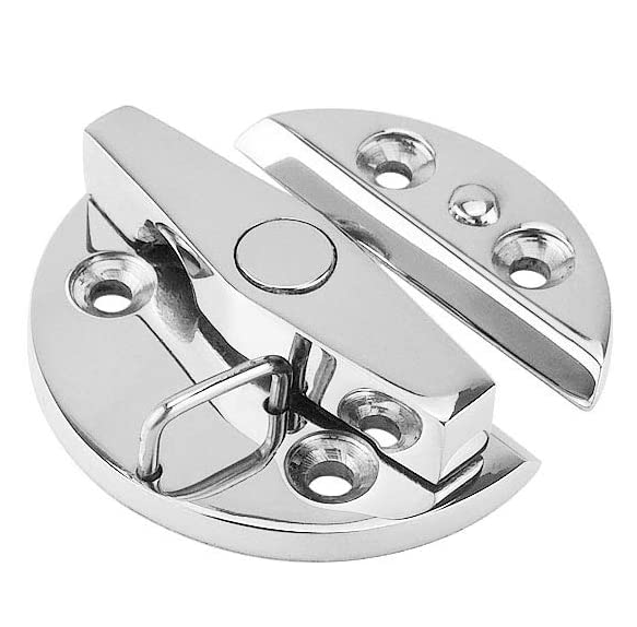 Marine Grade Stainless Steel 316 Boat Door Cabinet Hatch Round Turn Button Twist Catch Latch