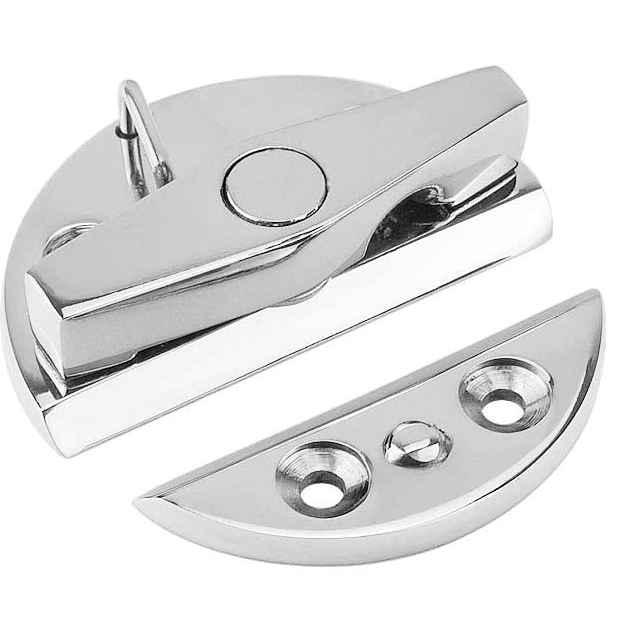 Marine Grade Stainless Steel 316 Boat Door Cabinet Hatch Round Turn Button Twist Catch Latch