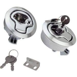 Flush Pull Slam Latch Marine or Boat Deck Hatch 1/4" Door Locking Style Marine Hatch Latch Lock