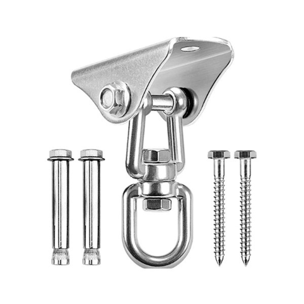 Heavy Duty Swing Hangers - 1100 LB Capacity 304 Stainless Steel Swivel Hooks for Concrete Wooden Swing Set