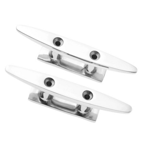 stainless steel Boat accessories 4 inch Dock Open Base cleat marine hardware boat steering wheel